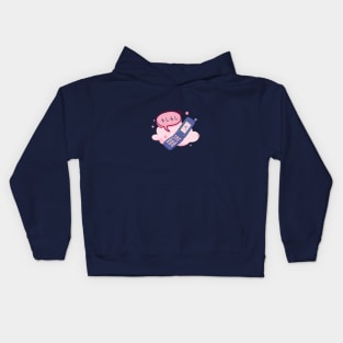 moshi moshi - Hello? Kids Hoodie